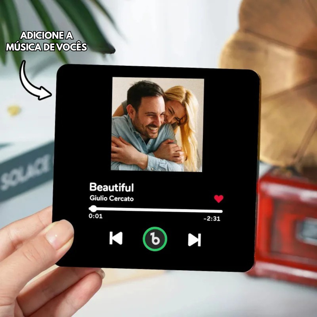 Floraza™ Imã Musical Personalizado