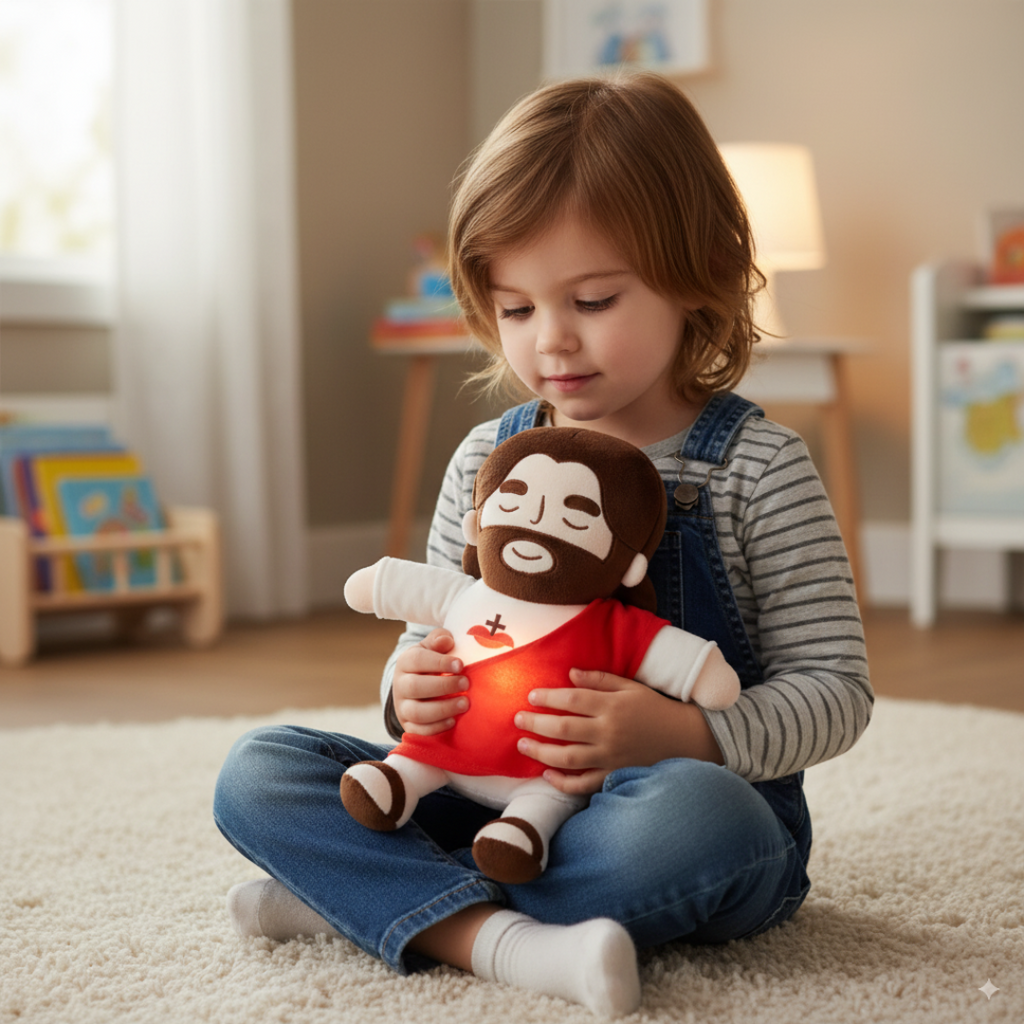 Pelúcia Jesus Cristo - o único Deus verdadeiro